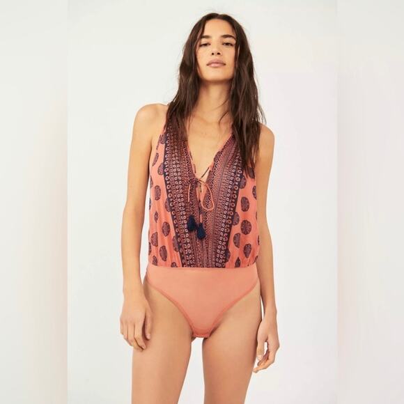 NEW Free People Soul Of The Sun Cotton Bodysuit Size Small - Picture 10 of 10